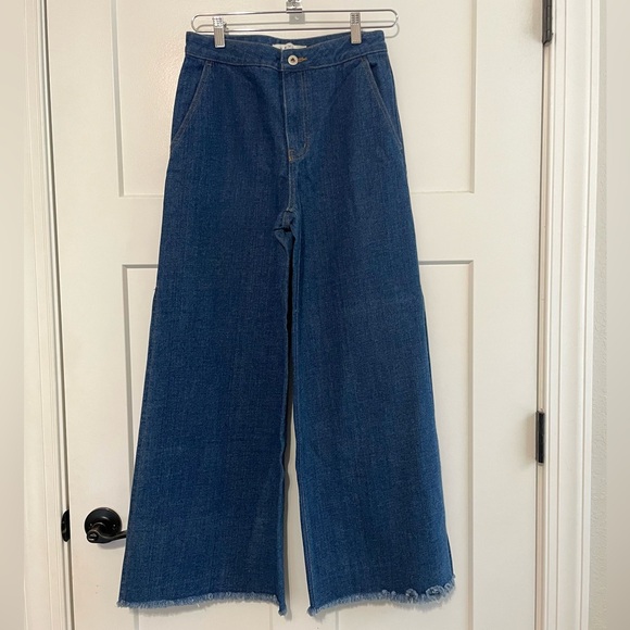 NEUL Wide leg Split Hem Jeans‎ Size Small - Picture 10 of 10